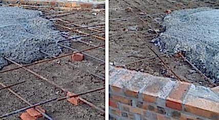 Монолитный ж/б пол по грунту, выполненный с абсурдной экономией