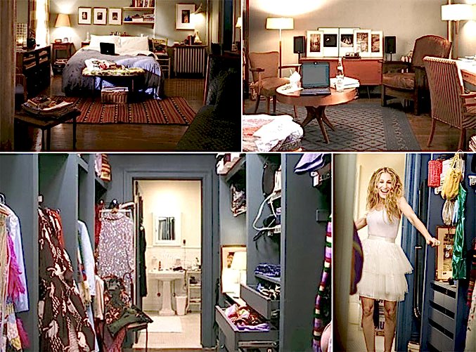в доме в стиле Кэрри Брэдшоу из культового <br>«Секса в большом городе»