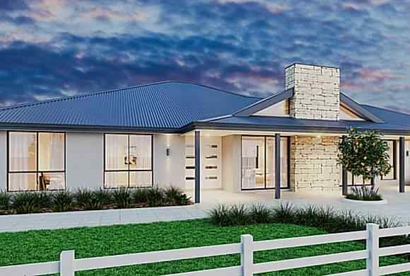 Проект одноэтажного дома S 167,5-1. Строительство одноэтажных домов. Проекты одноэтажных домов.