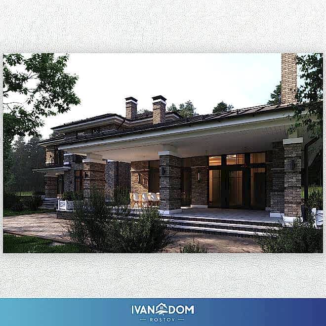 Авторский проект элитного частного дома в Ростове-на-Дону