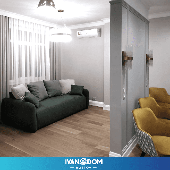 Дизайнерский ремонт квартиры в Ростове-на-Дону