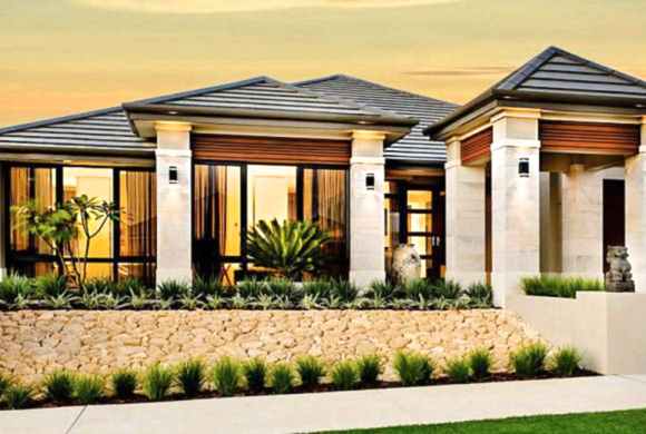 Проект одноэтажного дома S 142,9-1. Строительство одноэтажных домов. Проекты одноэтажных домов.