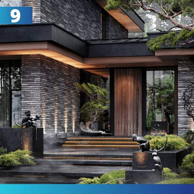 С главного входа