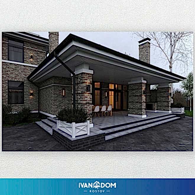 Авторский проект элитного частного дома в Ростове-на-Дону
