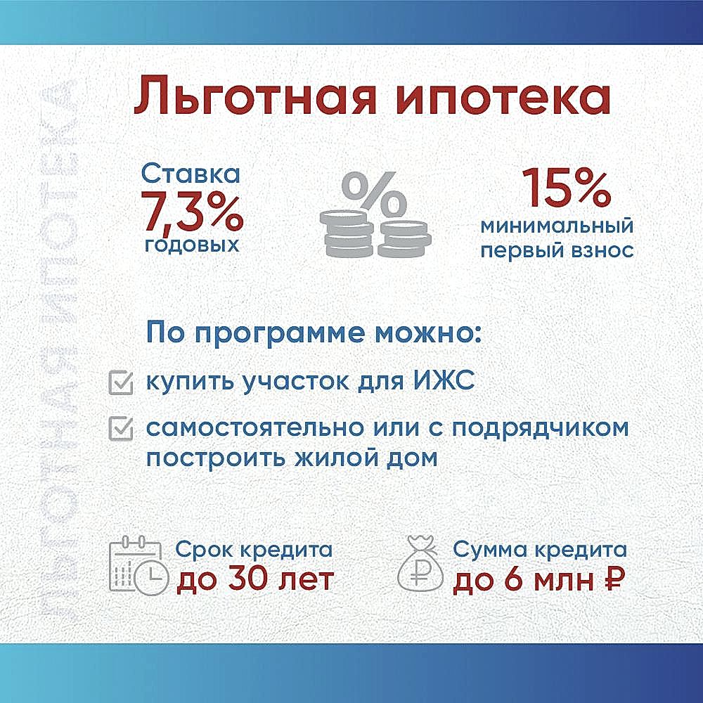 Льготная ипотека