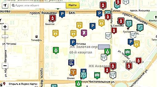Многие участки под строительство расположены относительно близко к центру